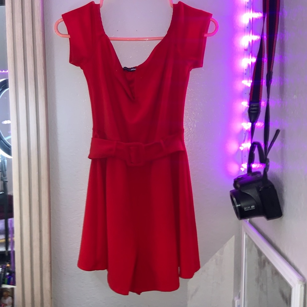Red romper